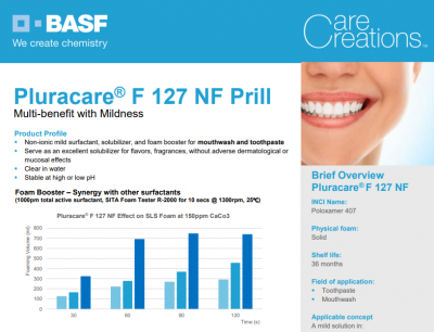 Pluracare® F127 NF Prill